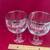 Chimay Beer Glass Chalice Stemmed 16 oz Silver Rimmed Set of Two 5 thumbnail