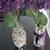 Purple and gold FLORAL Wine Cork CENTERPIECE VASES 1 thumbnail