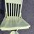 Antique Oak Bankers Chair Swivel Office Desk Chair Moss Green 12 thumbnail