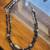 Onyx Beeded Necklace with Silver Accents 1 thumbnail