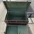 Antique 1900s Flat-Top Steamer Trunk with Original Lift-Out Interior Tray 5 thumbnail