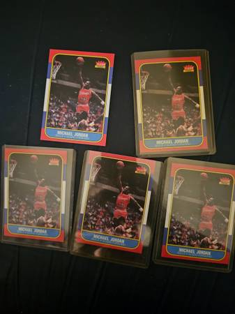 5 michael jordan rookies 1