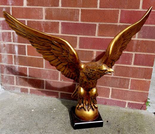 20 PERCENT DISCOUNT!!striking American Eagle--cast of bronze plate 1