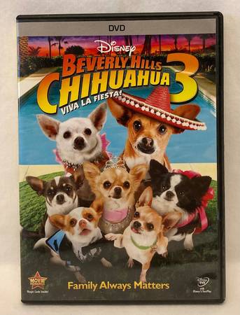 Beverly Hills Chihuahua 3 Viva La Fiesta DVD family movie rated G 1