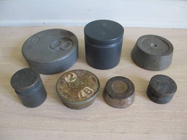 Weights 26 lbs. Counter Balance Scale Weights 1