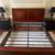 Solid Wood King Bed Frame (Cherry Finish) — Headboard, Footboard & Side Rails 2 thumbnail