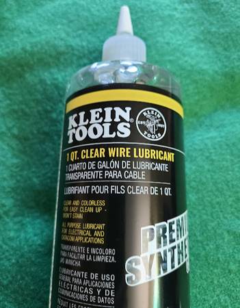 New Klein Tools Wire Lubricant 1 QT 1