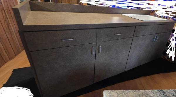 Kitchen cabinet,countertop, cast iron sink 1