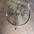 Vintage solid brass table with glass 3 thumbnail