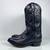 DAN POST BLACK LIZARD LEATHER COWBOY WESTERN BOOTS  MENS SIZE 10.5 EXC 2 thumbnail