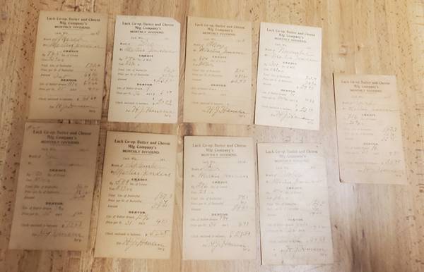 Lot 9 Classic Sized Luck Co-op Butter Cheese Planner Monthly Dividend 1