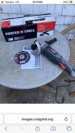 Porter/Cable grinder in box brand new 1