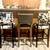 Set of two! Linon Cole Wooden Black Barstool with 30" Seat Height and 13 thumbnail