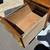 Lockable Executive Mid Mod Desk Mid Century Modern w/ Finished Back 10 thumbnail