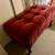 Designer velvet Antique/Vintage velvet settee Bench cabriole legs EXC 1 thumbnail