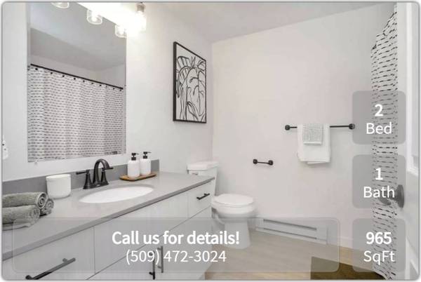$1,395 / 2br - 965ft2 - Enjoy our beautiful landscaped community! 2 bed, 1 bath! 965 Sq Ft! (Walla Walla)64026290574081121