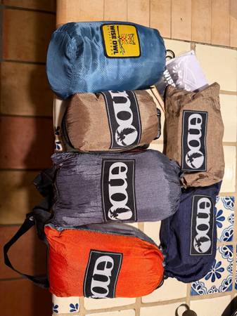 4 Packable camping hammocks - Eno & Wise Owl 1