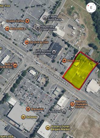 1.65 acres - Prime commercial location - for sale or lease 1