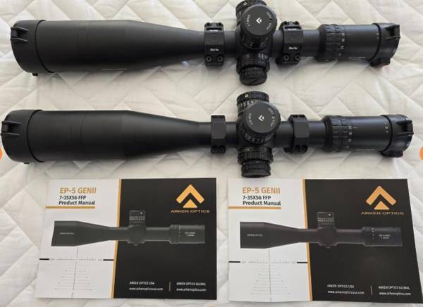 Arken Optics EP5 Gen2 7-35x56 FFP Scopes 1