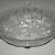 Laura Glass Winter Rose Centerpiece Oval Scalloped Glass Bowl Japan 3 thumbnail