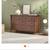 Modern Farmhouse 6-Drawer 54 in. Solid Wood Spindle Detailed Dresser 4 thumbnail