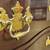 Beautiful Vintage Claw Foot Lockable Desk Hutch Lighted Cabinet Jasper 7 thumbnail