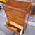 Art Deco Solid Walnut Tallboy Dresser With 4 Drawers (Delivery Availab 5 thumbnail