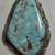 TURQUOISE PENDANT STERLING SILVER SETTING WITH CHAIN J NELSON NAVAJO VINTAGE 3 thumbnail