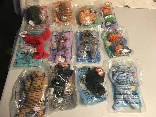 1998 McDonald's TY TEENIE BEANIE BABIES 1-12 COMPLETE SET 1