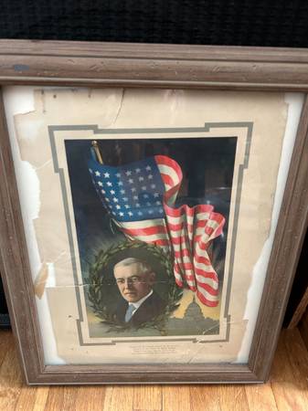 WOODROW WILSON. VERY OLD PICTURE 1