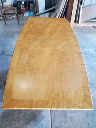 Highly figured dining table 1