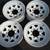 ARE vintage 16x7 8 lug steel wheels white for GM 1 thumbnail