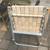 Vintage / retro webbed aluminum folding beach chair A94 10 thumbnail