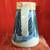 PITCHER: Ceramic. Cabin/Forest Scene. Portugal 10-cup. 2 Minor Flaws 4 thumbnail