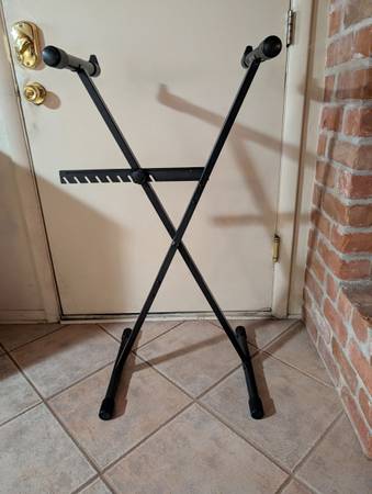 Adjustable Keyboard Stand Digital Piano Stand (Capacity: 100lbs) 1