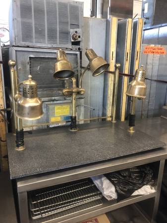 Bright Copper Carving Station with Base and Etched Sne 1