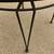 Outdoor Patio Furniture Wrought Iron 41 inch Heavy 50 pound Dining Table 5 thumbnail