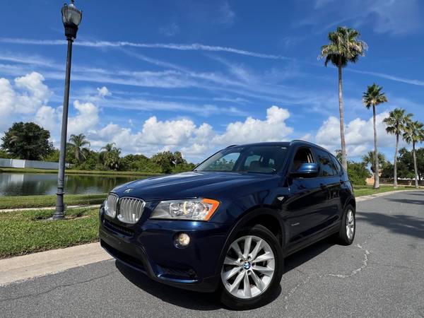 2013 BMW X3 XDRIVE28i AWD AZUL CON TAPIZADO BEIGE ~Navegación~Cámara~Techo panorámico - $5.000 (Tampa)63443805389441122