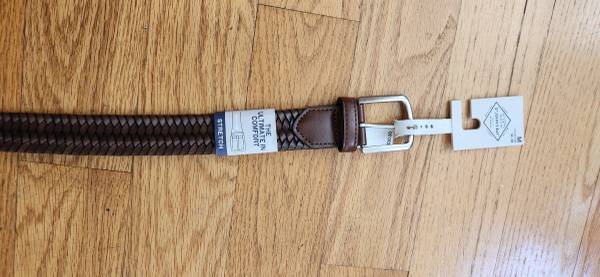 New Men's Brown Belt - Size Medium 34-36 (Tags $30) 1