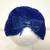 Vintage 1950's Royal Blue Feather Ladies Hat with Netting 6 thumbnail