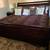 Crate and Barrel King Size Frame with Dresser and Two night Stand Tabl 1 thumbnail