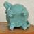 Chinese celadon hardstone jade incense burner with elephant motif 5 thumbnail
