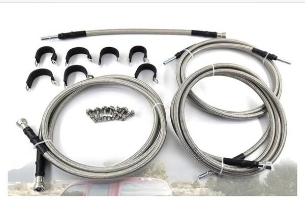 Fuel Lines Replacement Kit Stainless Steel Tahoe Suburban Yukon etc 1