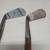 2 vintage golf clubs wood handles 2 thumbnail