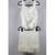 White Satin Sleeveless Top with Fringed Feather Skirt Set S 1 thumbnail