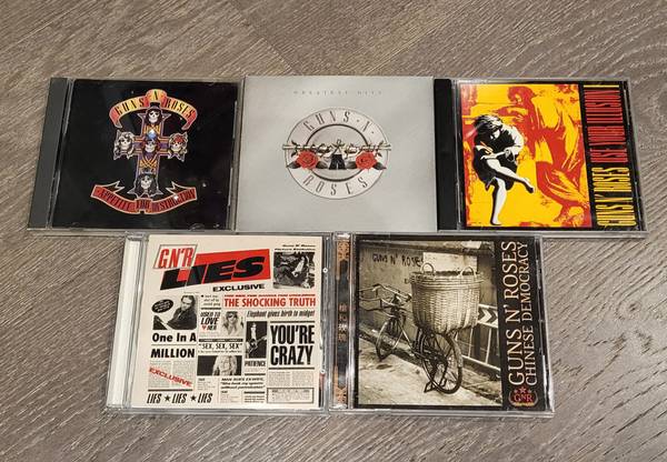GUNS n ROSES cd Collection APPETITE Illusion LIES Axl Slash 1