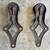 2 (PAIR) 0f Antique  Cast Iron Barn Door Roller 1 thumbnail