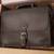 Saddleback Large Thin Leather Briefcase, Dark Coffee Brown, brand new 1 thumbnail