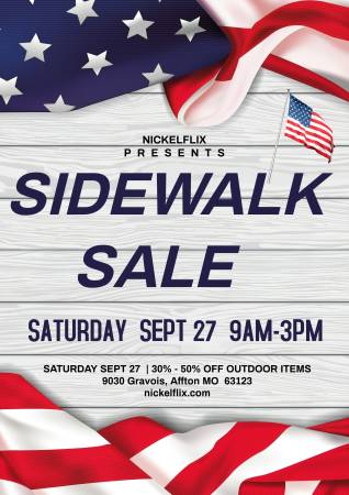 Sidewalk Blowout Sale 1