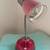 PINK DESK LAMP W ORGANIZER~19”TALL~FLEXABLE NECK 1 thumbnail